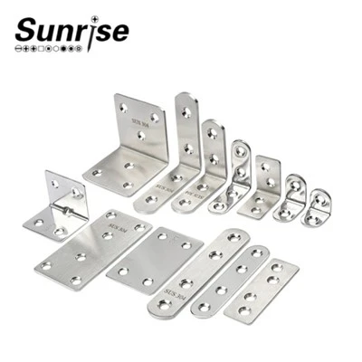 304 Bord ta 'saff ta' l-istainless steel, konnettur tal-għamara tal-kabinett tal-gwardarobba
