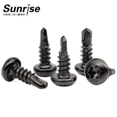 Iswed Saqaf Tek 6 Lobi Torx Drive Pan Round Head Self Tħaffir Invita