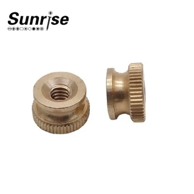 Ġewż Knurled Brass Amerikan