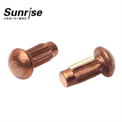 Rivets solidi tar-ram tal-faqqiegħ knurled