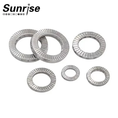 DOUBLE STACK SELF-LOCKING WASHER DIN25201