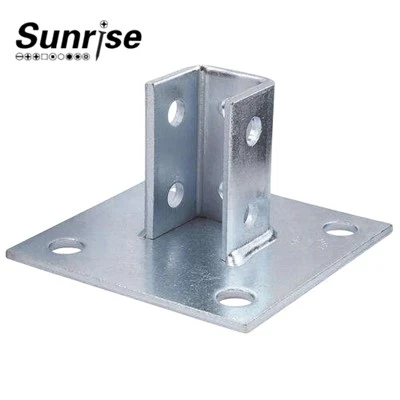 Galvanized Post Base Strut 41x41