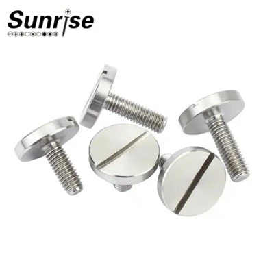 Stainless Steel 304 316 Kbir Tond Flat Head Slotted Machine Screw
