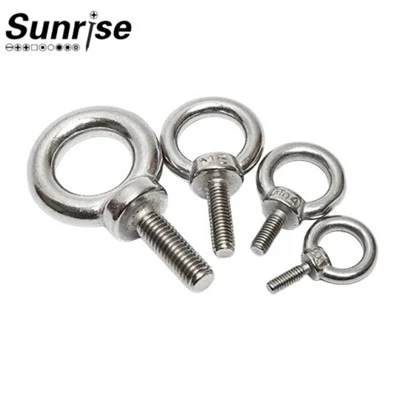 Stainless Steel 6mm Threaded Eye Bolt, DIN580