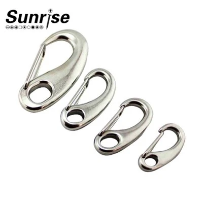 Ganċ tar-rebbiegħa tal-istainless steel \/ ganċ b'forma ta 'bajd \/ ganċ tal-għajnejn \/ keychain